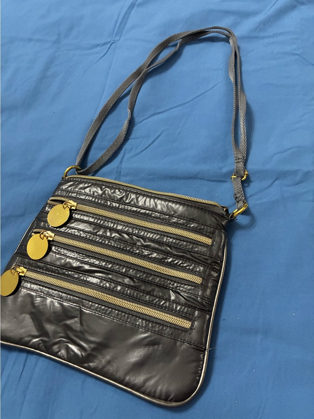 Pewter Crossbody purse